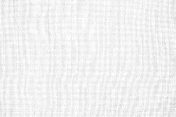 Wit Linnen Doek Stof Textuur Achtergrond — Stockfoto
