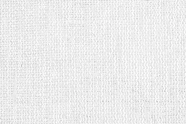 White Linen Canvas Fabric Texture Background — Stock Photo, Image