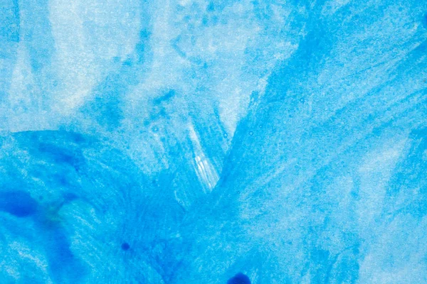 Abstrato Azul Aquarela Fundo Textura — Fotografia de Stock