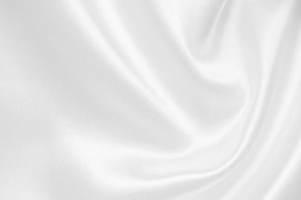 要旨柔らかい波の質感の背景を持つ白い生地 — ストック写真