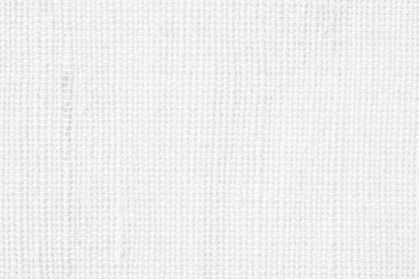 White Linen Canvas Fabric Texture Background — Stock Photo, Image