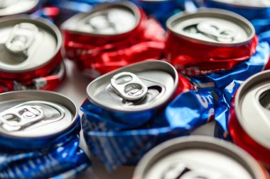 Geri dönüşüm alüminyum metal ezilmiş arka plan atık olabilir