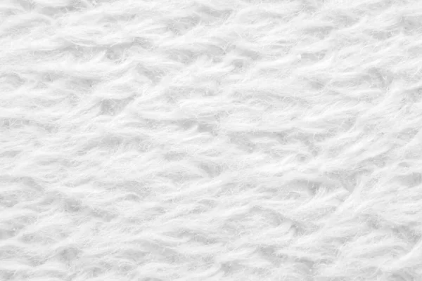 Білий Пухнаста Тканина Вовняної Текстури Фону — стокове фото