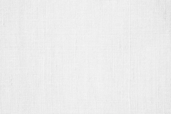 White Linen Canvas Fabric Texture Background — Stock Photo, Image