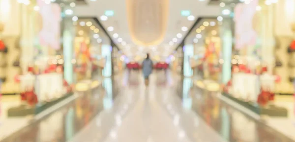 Abstrakte Unschärfe Moderner Shoppingmall Innenausstattung — Stockfoto