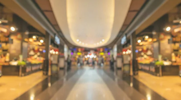 Abstracto Desenfoque Moderno Centro Comercial Fondo Interior —  Fotos de Stock