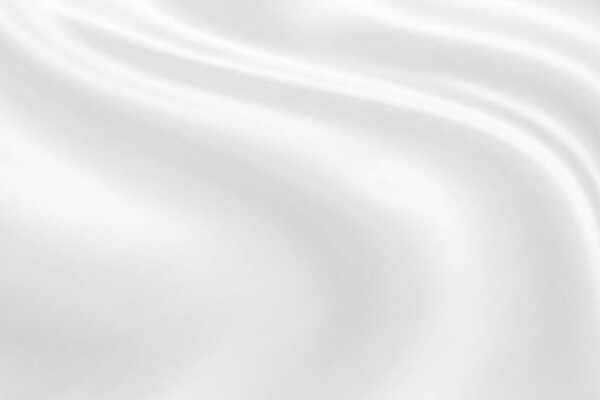 Abstract white fabric with soft wave texture background