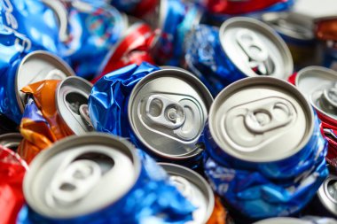 Geri dönüşüm alüminyum metal ezilmiş arka plan atık olabilir