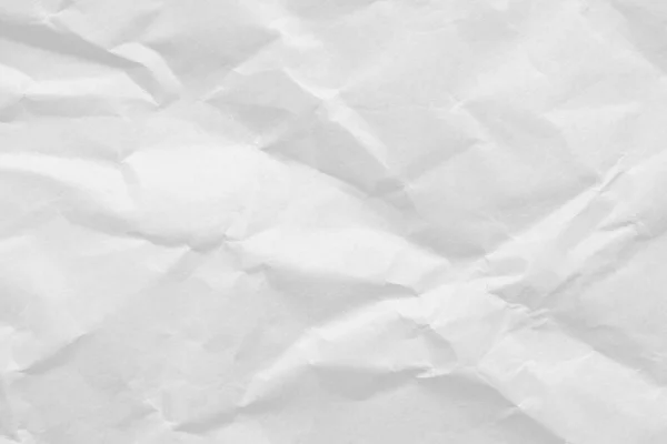 Beyaz Buruşmuş Kağıt Geri Dönüştürülmüş Kraft Yaprak Dokusu Arka Planı — Stok fotoğraf