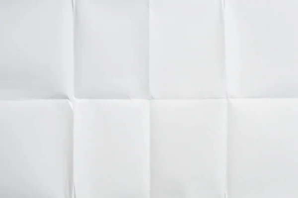 White Folded Wrinkled Paper Texture Background — Stock Fotó