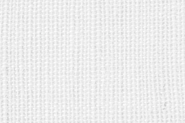 White Linen Canvas Fabric Texture Background — Stock Photo, Image