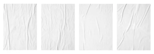 白を基調とした白地に白つぶれ感のある紙ポスターの質感を演出 — ストック写真