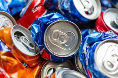 Geri dönüşüm alüminyum metal ezilmiş arka plan atık olabilir