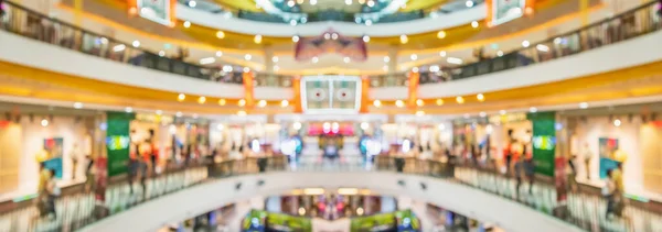 Abstrakte Unschärfe Moderner Shoppingmall Innenausstattung — Stockfoto