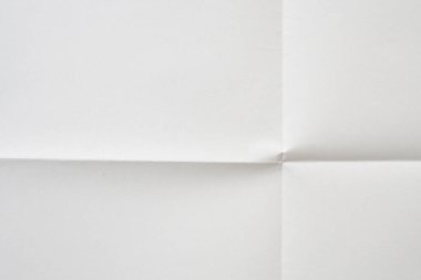 Beyaz katlanmış ve buruşmuş kağıt doku arkaplanı