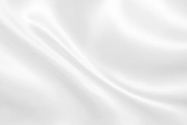 Abstract Wit Weefsel Met Zachte Golf Textuur Achtergrond — Stockfoto