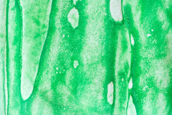 Abstrato Verde Aquarela Fundo Textura Close — Fotografia de Stock