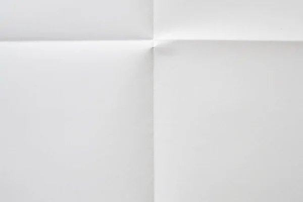 White Folded Wrinkled Paper Texture Background — Stock fotografie
