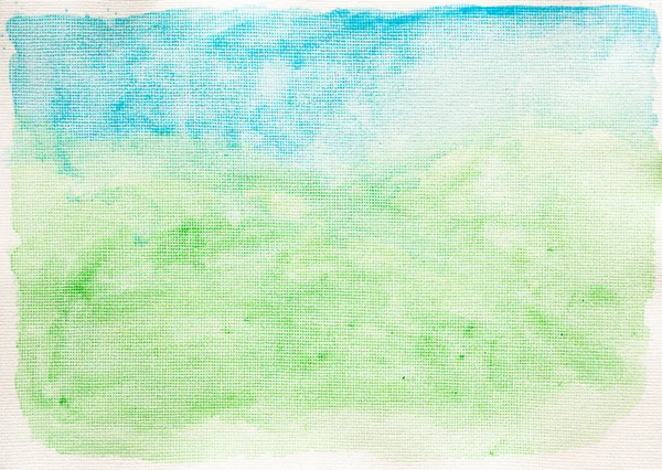 Abstract Groen Blauw Aquarel Verf Achtergrond Textuur Close — Stockfoto