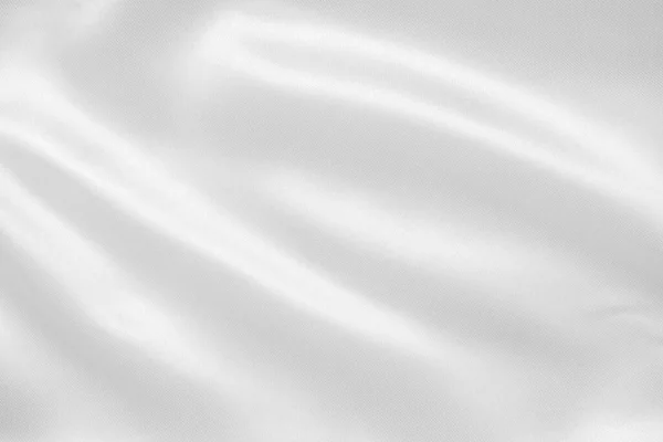 Abstract White Fabric Soft Wave Texture Background — Stock Photo, Image
