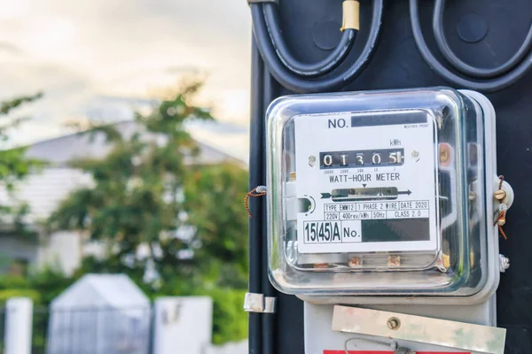 Electric Power Box Meter Home Use — Stock Photo, Image
