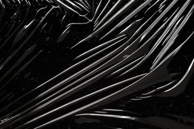 şeffaf plastik film ambalajı dokusu arkaplanı