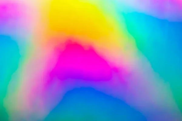 Abstract Blur Holographic Rainbow Foil Iridescent Background — Stockfoto