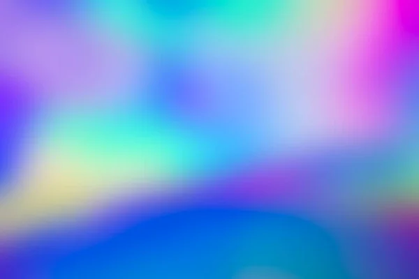 Abstract Blur Holographic Rainbow Foil Iridescent Background — ストック写真