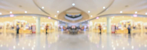 Abstracto Desenfoque Moderno Centro Comercial Fondo Interior —  Fotos de Stock