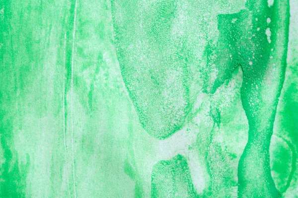 Abstrato Verde Aquarela Fundo Textura Close — Fotografia de Stock