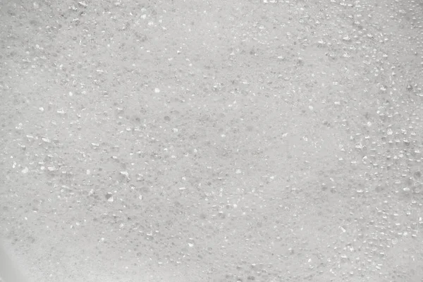 Astratto Bianco Sapone Schiuma Texture Sfondo Vicino — Foto Stock