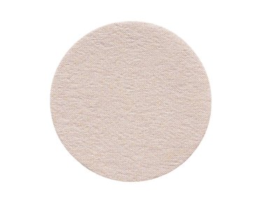 Beyaz arkaplanda izole edilmiş boş yuvarlak kağıt etiketi