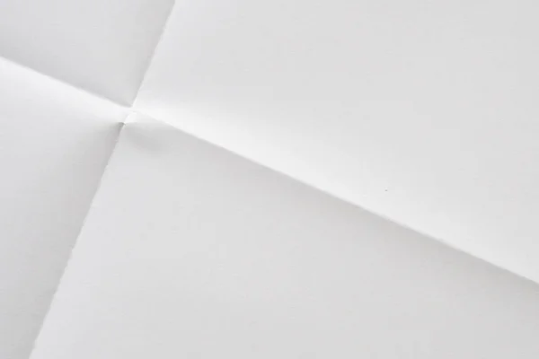 Fehér Hajtogatott Ráncos Papír Textúra Háttér — Stock Fotó
