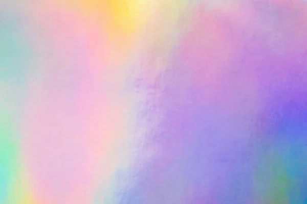 Holographic Rainbow Foil Iridescent Texture Abstract Hologram Background — Stok fotoğraf