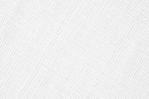 白色亚麻布帆布纹理背景 — 图库照片