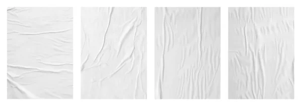 白を基調とした白地に白つぶれ感のある紙ポスターの質感を演出 — ストック写真