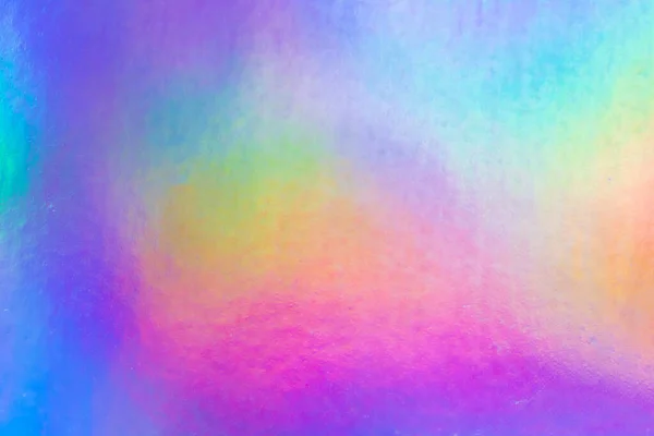 Holographic Rainbow Foil Iridescent Texture Abstract Hologram Background — ストック写真