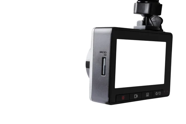 Car Cctv Camera Video Recorder Isolated White Background — Stockfoto