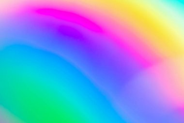 Soyut bulanık holografik gökkuşağı folyo yanardöner arka plan