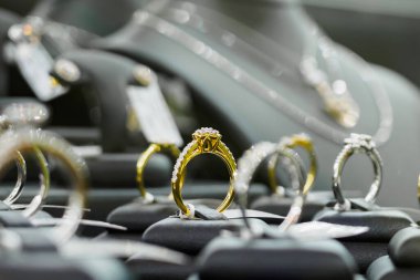 Takı Pırlanta Yüzük Haritayı lüks perakende mağaza pencere ekran vitrin