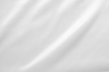 Yumuşak dalga dokusu arka planına sahip soyut beyaz kumaş