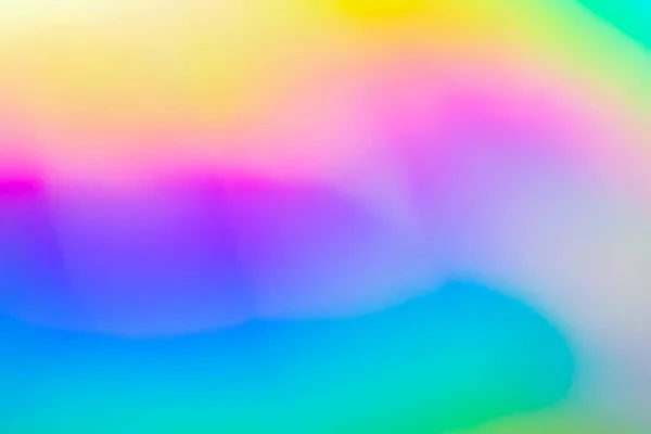 Abstract Blur Holographic Rainbow Foil Iridescent Background — Stok fotoğraf