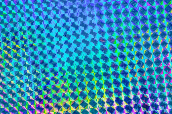 Holographic Rainbow Foil Iridescent Texture Abstract Hologram Background — Fotografia de Stock