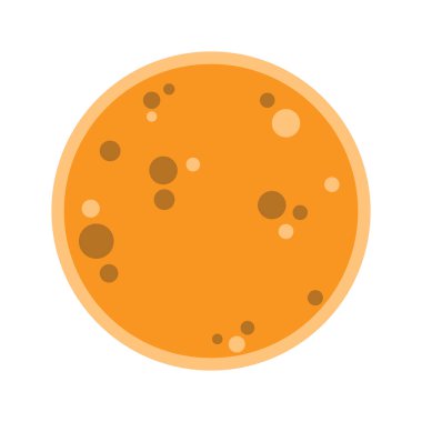 Venüs ikonu, gezegenler hakkında sevimli ikon.