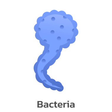Virüs ve Bakterilerin çizgi film vektörü.