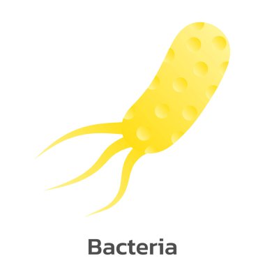 Virüs ve Bakterilerin çizgi film vektörü.