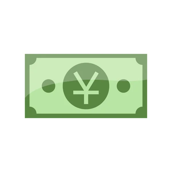 人民币符号钞票图标 — 图库矢量图片