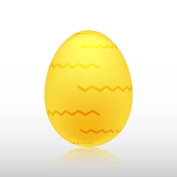 Velikonoční Vajíčko Exotickým Vzorem Vektorem Ilustrací Pro Vektor — Stockový vektor
