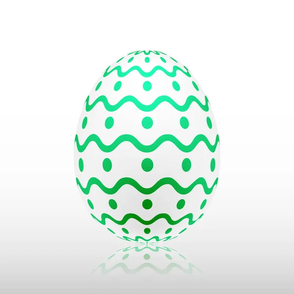 Великоднє Яйце Екзотичним Візерунком Вектор Ілюстрація Про Вектор — стоковий вектор