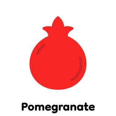 Nar simgesi, Vektör, İllüstrasyon .